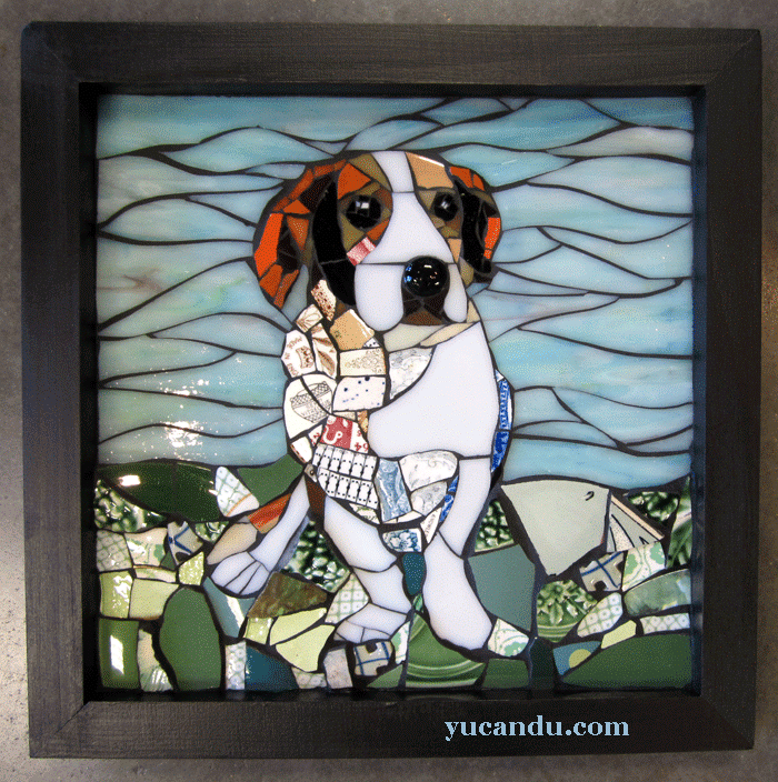 Cannoli Yucandu Shop Dog Mosaic
